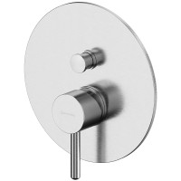 Смеситель для ванны Whitecross Y brushed nickel YSET06TOPNIB Брашированный никель латунь встраиваемый