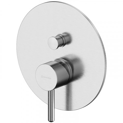 Смеситель для ванны Whitecross Y brushed nickel YSET06TOPNIB Брашированный никель латунь встраиваемый