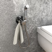 Гигиенический душ со смесителем Olive's Balear 13142BL Хром латунь на стену