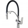 Смеситель для кухни Lemark Bronx LM3761GM Графит латунь