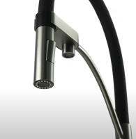 Смеситель для кухни Lemark Bronx LM3761GM Графит латунь