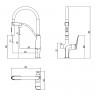 Смеситель для кухни Lemark Bronx LM3761GM Графит латунь