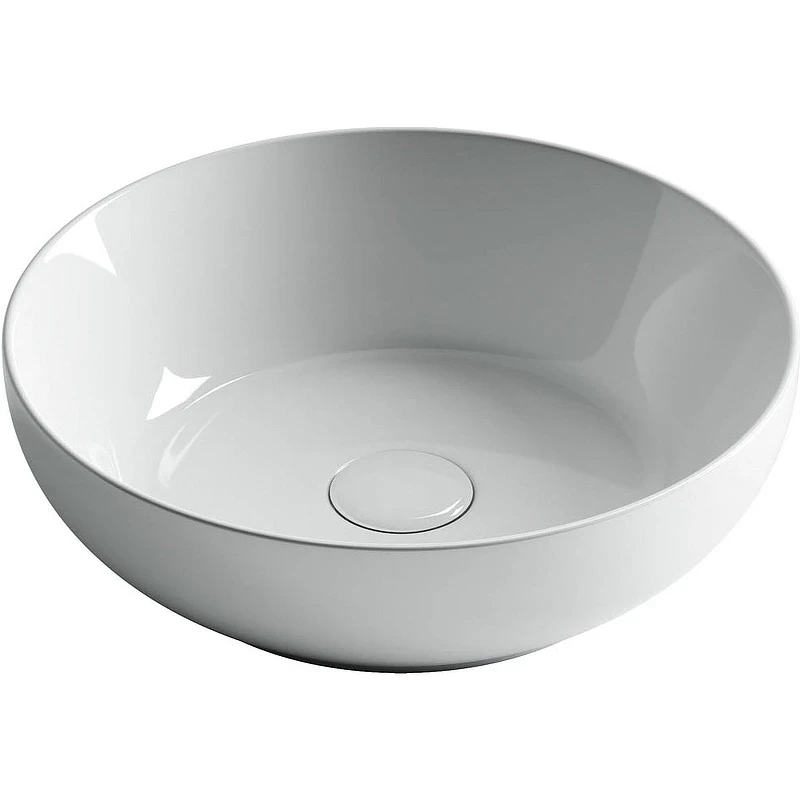 Раковина-чаша Ceramicanova Element 37 CN6020 Белая фарфор накладная