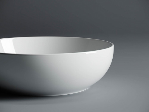 Раковина-чаша Ceramicanova Element 37 CN6020 Белая фарфор накладная