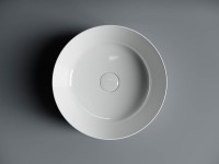 Раковина-чаша Ceramicanova Element 37 CN6020 Белая фарфор накладная