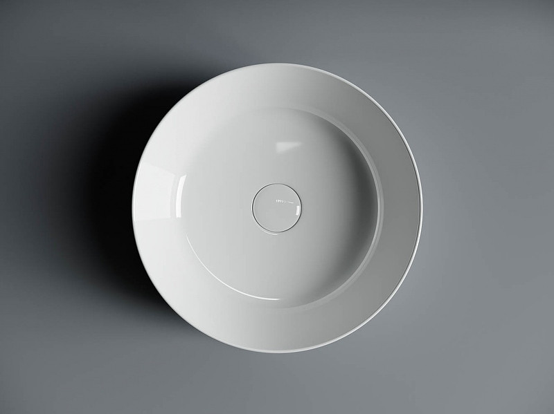 Раковина-чаша Ceramicanova Element 37 CN6020 Белая фарфор накладная