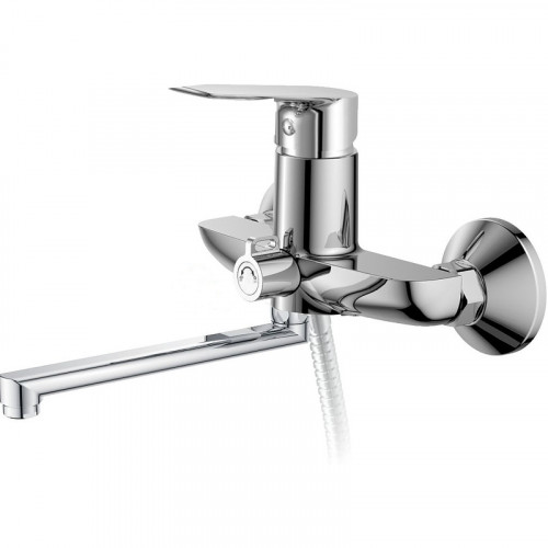 Смеситель для ванны Haiba HB60506 универсальный Хром на стену