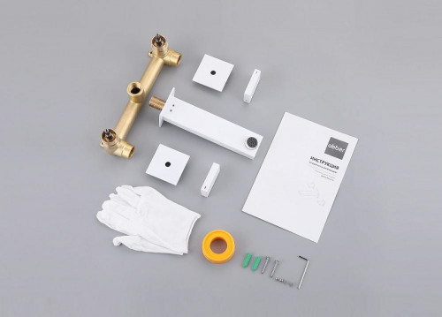 Смеситель для раковины Abber Daheim AF82122W цвет Белый матовый