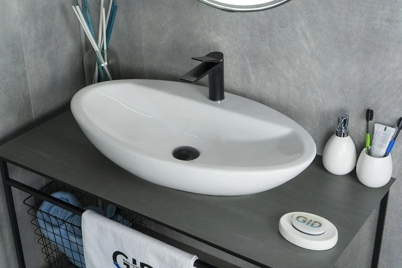 Раковина Gid Lago 73 N9435 51149 цвет Белый