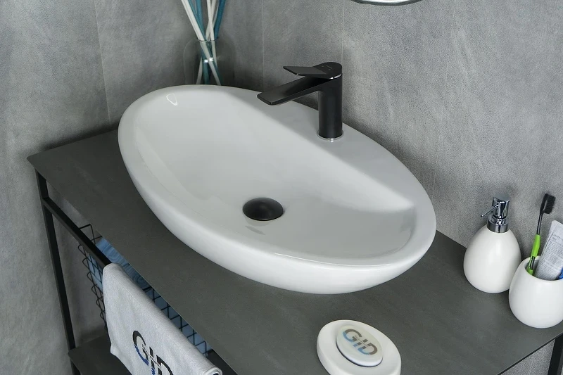 Раковина Gid Lago 73 N9435 51149 цвет Белый