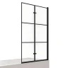 Шторка для ванны New Trendy SUPERIA Black x100 P-0055