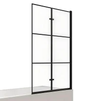 Шторка для ванны New Trendy SUPERIA Black x100 P-0055