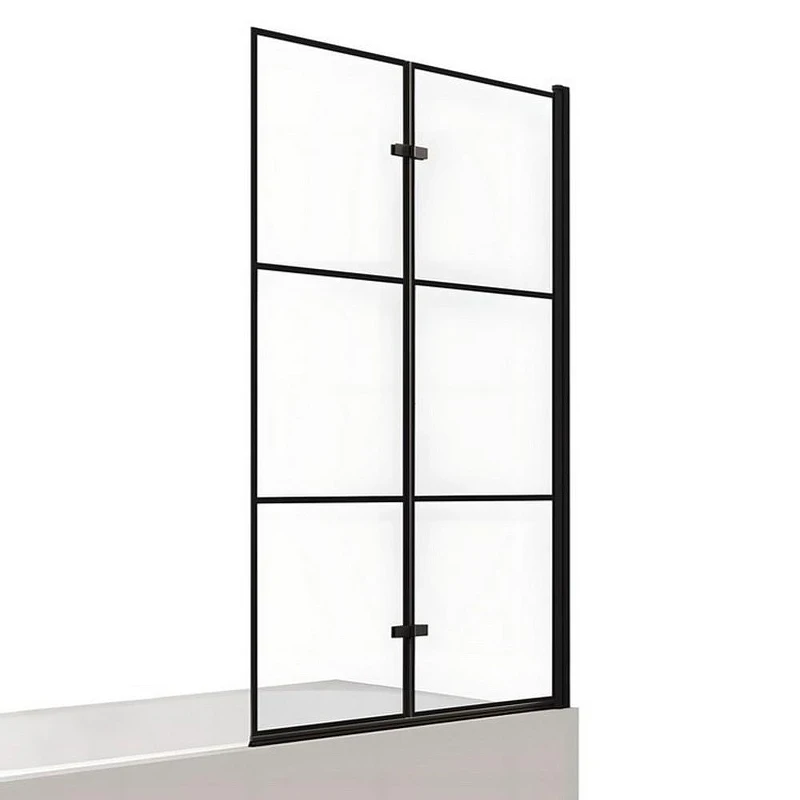 Шторка для ванны New Trendy SUPERIA Black x100 P-0055