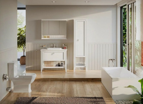 Унитаз биде Vitra Serenada 9722B003-7205 с бачком и сиденьем Микролифт фарфор напольный