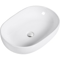 Раковина-чаша beWash Lusso 60 BK6040CT040 Белый глянец фарфор накладная