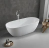 Акриловая ванна Abber 160х80 AB9263-1.6 цвет Белый