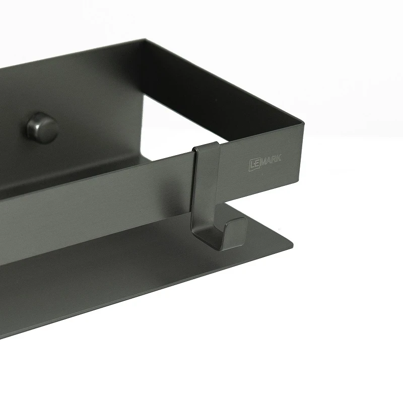 Металлическая полка Lemark Shelf Line 9776054 цвет Графит