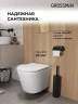 Унитаз с инсталляцией Grossman Galaxy 97.4477SQ.01.300 цвет Белый с сиденьем Микролифт с клавишей смыва цвет Золото