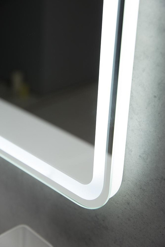 Зеркало BelBagno Марина (Marino) 80 SPC-MAR-800-800-LED-TCH-LNZ с подсветкой с сенсорным выключателем и увеличением