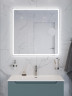 Зеркало BelBagno Марина (Marino) 80 SPC-MAR-800-800-LED-TCH-LNZ с подсветкой с сенсорным выключателем и увеличением