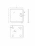 Зеркало BelBagno Марина (Marino) 80 SPC-MAR-800-800-LED-TCH-LNZ с подсветкой с сенсорным выключателем и увеличением