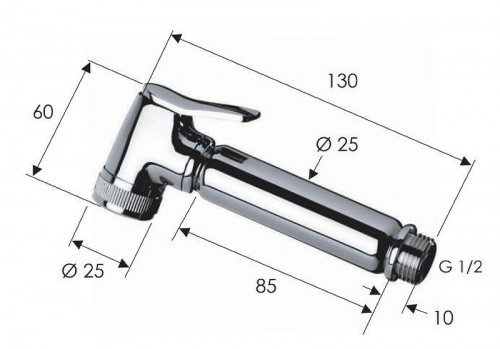 Гигиенический душ Remer 332OLVOX цвет Латунь состаренная