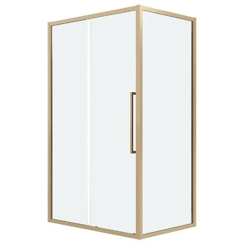 Душевой уголок Grossman Cosmo 120x100 120.K33.02.1210.32.00 профиль Золото сатин стекло прозрачное