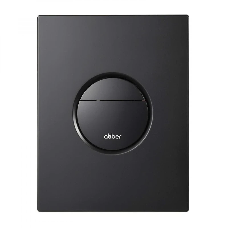 Кнопка смыва для инсталляции Abber AC0126MB цвет Черный матовый