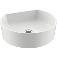 Раковина-чаша Ravak Moon 1С 40 XJN01300001 Белая искусственный камень (литьевой мрамор) накладная