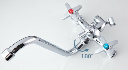 Смеситель для ванны Frap H20 F2220 универсальный Хром