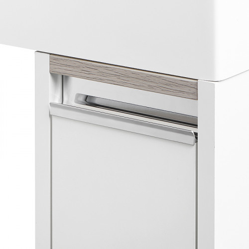 Тумба под раковину Aquaton Лондри 20 R 1A236101LH010 Белый глянец МДФ / ЛДСП