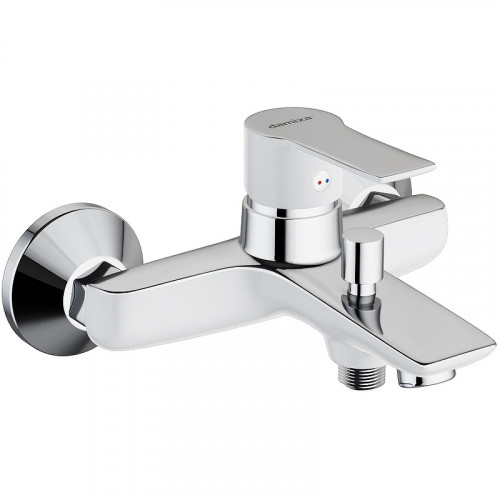Смеситель для ванны Damixa Origin Elegance 841000000 Хром Белый латунь на стену