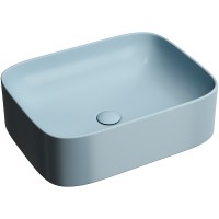 Раковина-чаша Ceramicanova Element 51 CN6052ML Голубая матовая фарфор накладная