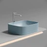 Раковина-чаша Ceramicanova Element 51 CN6052ML Голубая матовая фарфор накладная