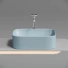 Раковина-чаша Ceramicanova Element 51 CN6052ML Голубая матовая фарфор накладная