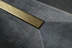 Душевой лоток Pestan Confluo Frameless Line 750 13701223 с двухсторонней решеткой Золото глянцевый / полая под плитку
