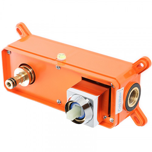 Смеситель для раковины Orange Lutz M04-722cr Хром встраиваемый