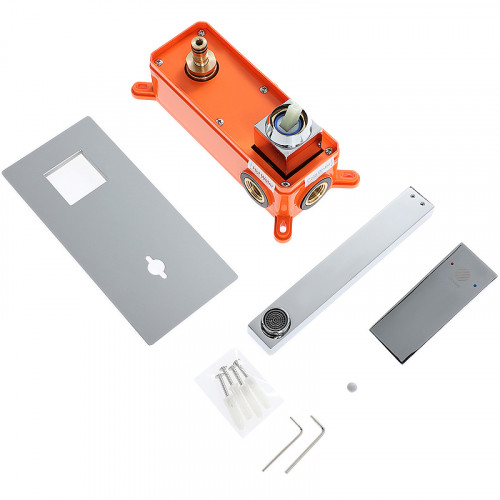 Смеситель для раковины Orange Lutz M04-722cr Хром встраиваемый