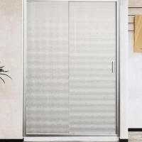 Душевая дверь Vincea City 130 VDS-5CT130MT профиль Хром стекло текстурное