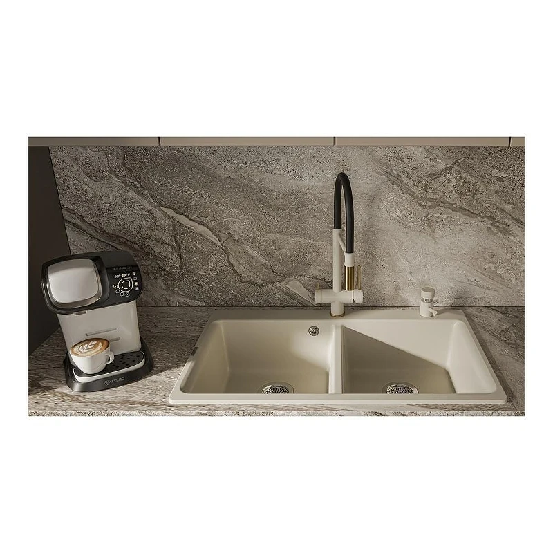 Дозатор для моющего средства Rivelato RD-1000 beige scuro цвет Темно-бежевый