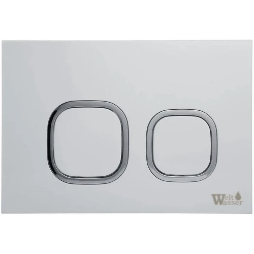 Комплект унитаза с инсталляцией WeltWasser AMBERG 350 ST + GELBACH 043 MT-BL + AMBERG RD-WT 10000011973 цвет Черный матовый с сиденьем Микролифт и клавишей смыва цвет Белый