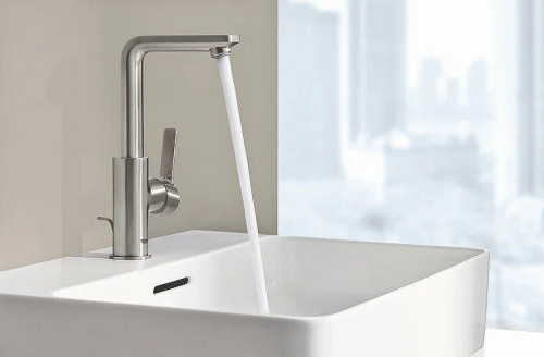 Смеситель для раковины Grohe Lineare New 23296DC1 Суперсталь латунь