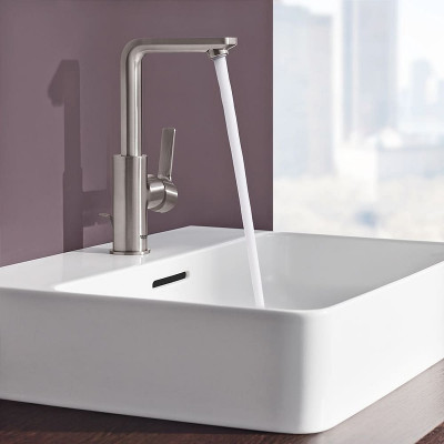 Смеситель для раковины Grohe Lineare New 23296DC1 Суперсталь латунь