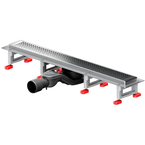 Душевой лоток AM.PM MasterFlow 60 W01SC-P11-060-01SB с решеткой Хром матовый Cut Gradient