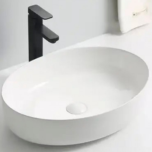 Раковина-чаша Royce Yoshie 55 RCW-143301WH Белая фаянс накладная