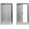 Душевой уголок Aquanet Delta NPE1131 140x80 профиль Хром, стекло прозрачное