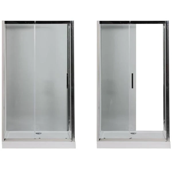 Душевой уголок Aquanet Delta NPE1131 140x80 профиль Хром, стекло прозрачное