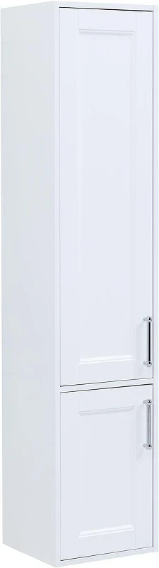 Шкаф пенал Aquanet Бостон New 35 L 306371 подвесной цвет Белый сатин