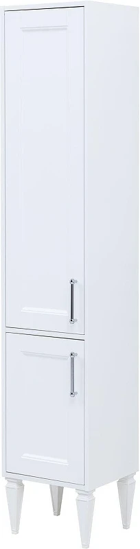 Шкаф пенал Aquanet Бостон New 35 L 306371 подвесной цвет Белый сатин