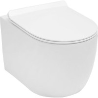 Унитаз Aquanet Cetus-W BL-104N-WHT 211908 подвесной с сиденьем Микролифт фаянс подвесной